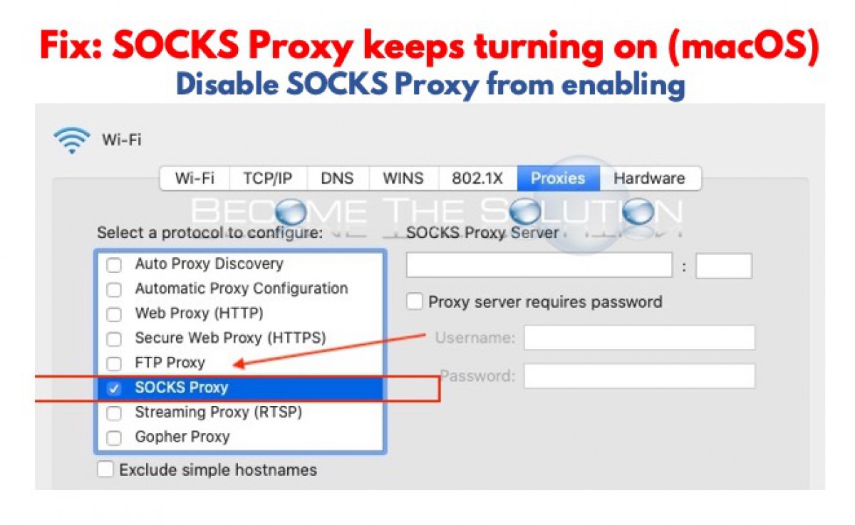 mac socks proxy for chrome browser only